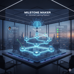 Milestone-Maker project thumbnail - AI + Blockchain learning platform